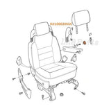 Front Seat Arm Rest Cap Finisher Bahama Beige Genuine