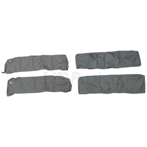 Rear Inward Facing Bench Waterproof Seat Covers Grey Set