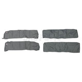 Rear Inward Facing Bench Waterproof Seat Covers Grey Set