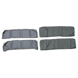 Rear Inward Facing Bench Waterproof Seat Covers Grey Set