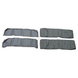 Rear Inward Facing Bench Waterproof Seat Covers Grey Set