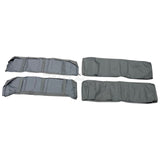 Rear Inward Facing Bench Waterproof Seat Covers Grey Set