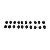 BLACK WHEEL LUG NUT SET of 20