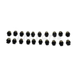 BLACK WHEEL LUG NUT SET of 20