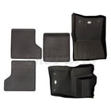 Defender L663 90 - Front Black Rubber Floor Mats Genuine