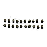 BLACK WHEEL LUG NUT SET of 20