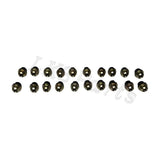 BLACK WHEEL LUG NUT SET of 20