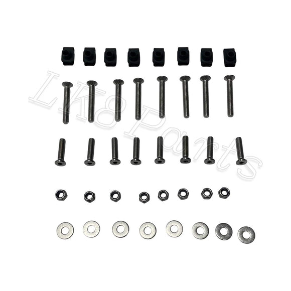 Front Door Stainless Steel Hinge Screw Set