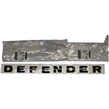 Raised Block Gloss Black Front Hood Lettering Genuine