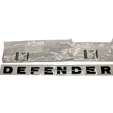 Raised Block Gloss Black Front Hood Lettering Genuine