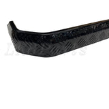 4x Chequer Plate Side Step Covers – Gloss Black 110 / 130