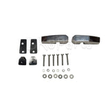 Stainless Steel and Polished Windscreen Brackets Pair