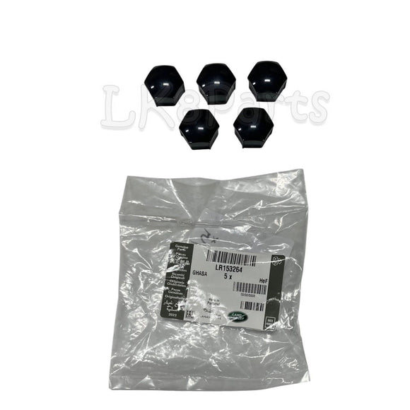 Wheel Locks Nut Caps Set of 5
