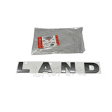 Bonnet "LAND" Badge Genuine