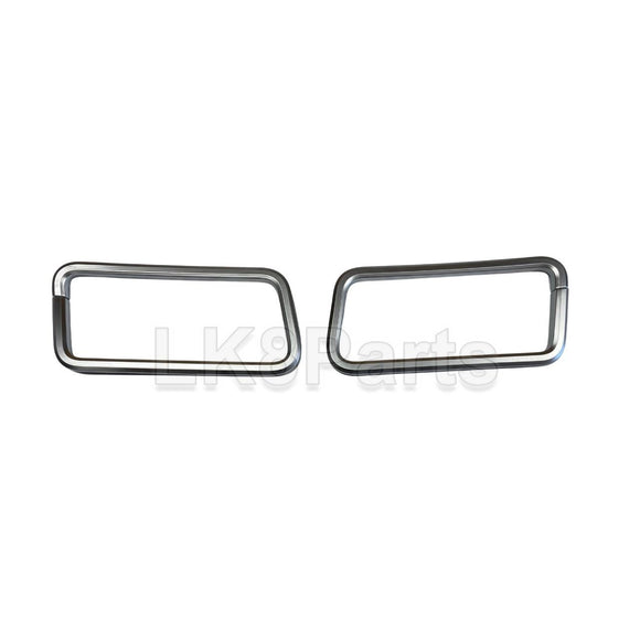 FRONT SAFETY BELT FRAME TRIM PAIR
