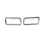 FRONT SAFETY BELT FRAME TRIM PAIR