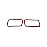 FRONT SAFETY BELT FRAME TRIM PAIR