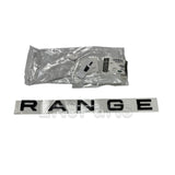 Black Tailgate Lettering "RANGE" Genuine