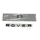 Black Front Hood Lettering "ROVER" Genuine