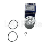 Mahle fuel filter 90517711M for Land Rover Series 2.25L and 2.5L diesel engines.