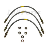 Stainless Steel Extended Braided Brake Hose Kit