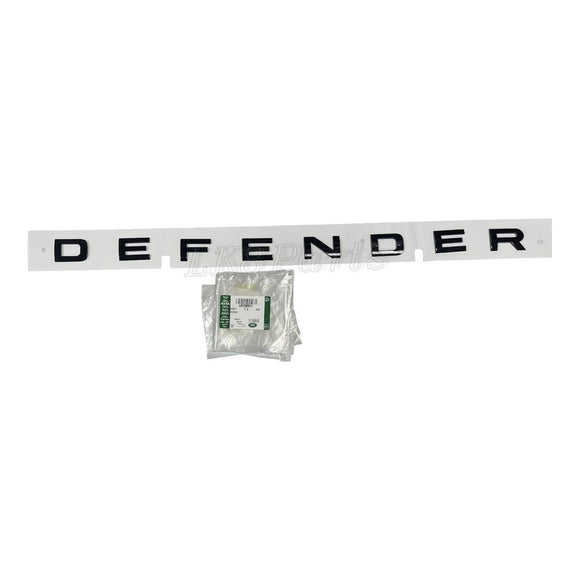 Defended Lettering Defender L663 Genuine Gloss Black Hood Lettering Kit – Lucky8 Off Road