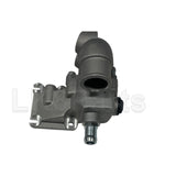 Thermostat housing ERR3479 for Land Rover 300Tdi engines without air conditioning in Defender and Discovery I models.