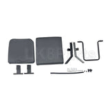 DA4075RPI - Rear Inward Facing Folding Seat Vinyl Twill fits Land Rover Defender