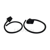 WASHER JET HOSE FRONT HEADLAMP SET x2