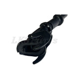 Wavian Plastic Nozzled Semi Flexible Jerry Can Spout - Black