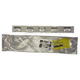 Hood Decal Sticker Lettering "ROVER" Emblem Silver Genuine