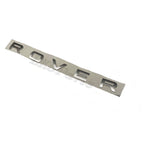 Hood Decal Sticker Lettering "ROVER" Emblem Silver Genuine