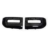 LK8-DEF20-334 gloss black bumper and grille upgrade kit fits Defender 90 and 110 2020+