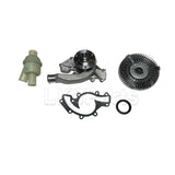 Addicted cooling kit for Discovery 2 L318 V8, low temp thermostat, water pump, and fan clutch