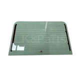 MTC8951D 5mm heated rear door tailgate glass for Land Rover Defender 90 and 110 up to 1988, clear toughened window