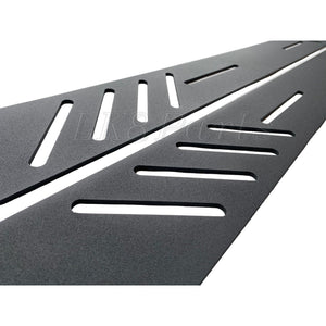 Proud Rhino Defender 90/110/130 Rock Slider Step Inserts - Black Textured Finish