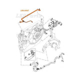 Radiator Coolant Hose Overflow to Reservoir - Genuine