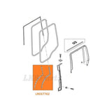 Rear Door Weatherstrip Finisher Seal LH Genuine