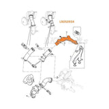 Thermostat Top Crossover Tube Pipe