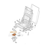 Driver Left Rear Third 3rd Row Seat Latch Genuine