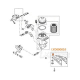 Engine Oil Filter Housing Rubber Mount Bush