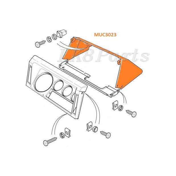 LUCKMANページ Dash LHD Instrument Cowl – Lucky8 Off Road