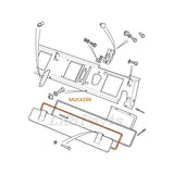 Auto Bulkhead Vent Rubber Seal Set of 2