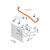 HOSE RADIATOR TO THERMOSTAT