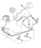 STEERING BOX HIGH PRESSURE HOSE O RING GENUINE