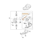 Genuine Air Suspension Compressor Drier Pipe Inlet