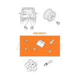 ALLOY LOCKING WHEEL NUTS KIT