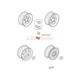 Alloy Wheel Lug Capped Nut Set x5