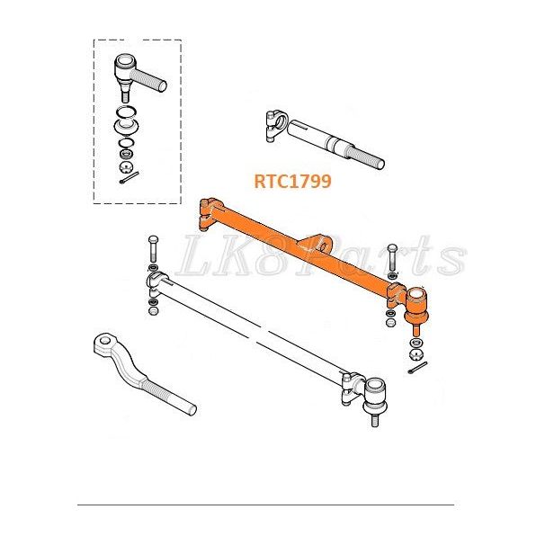 その他 RT-0952522379 STEERING TIE TRACK ROD BAR KIT – Lucky8 Off Road