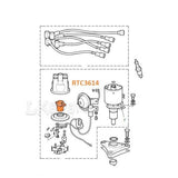Lucas rotor arm RTC3614 – fits Land Rover Defender 2.25L 4-cyl and Series IIA/III – new type distributor part.